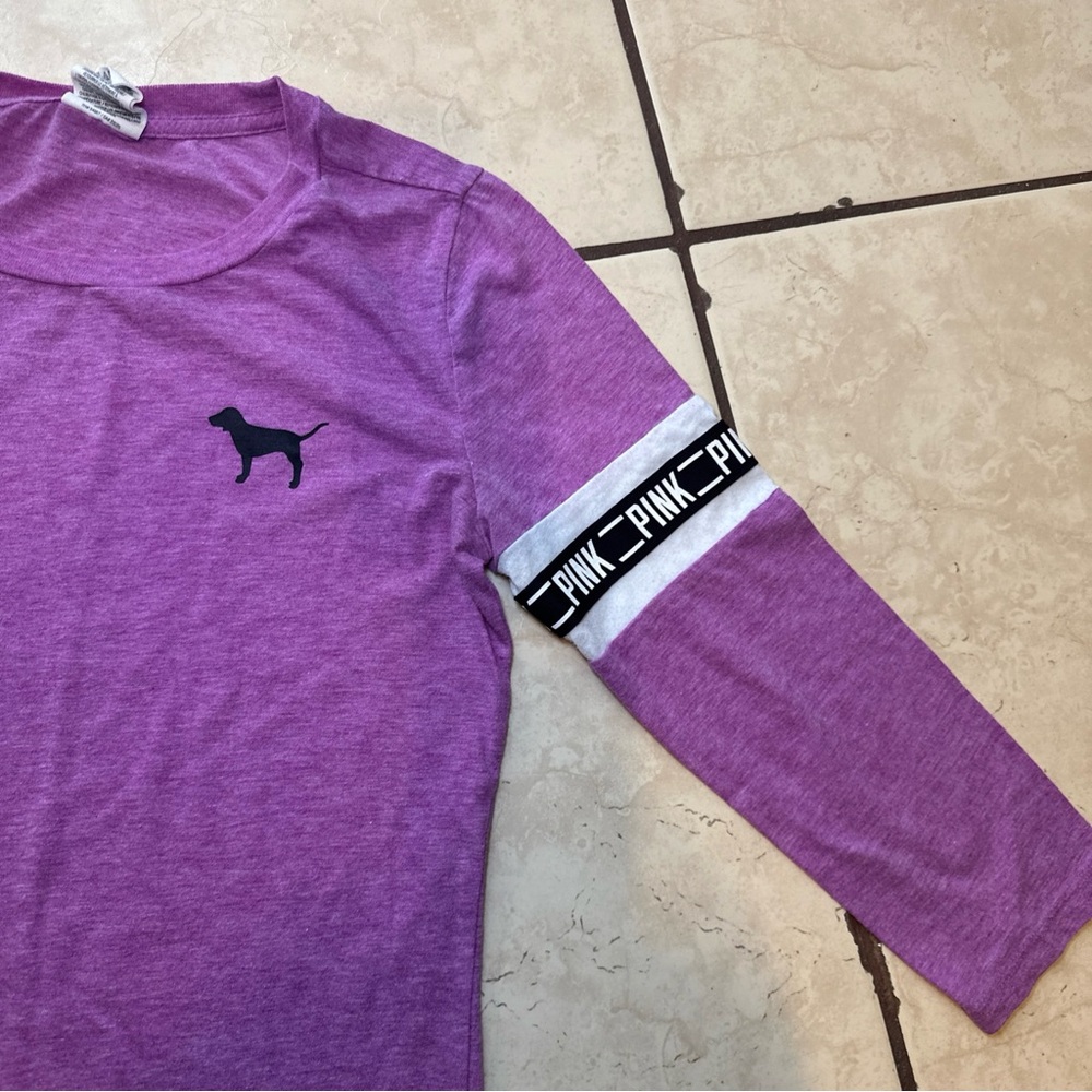 PINK Victoria's Secret Kids Black and Pink Sweatshirts bundle size xs - Picture 12 of 16